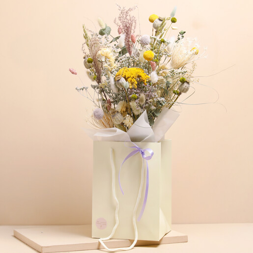 Luxury Dried Flower Bouquet in a Gift Bag