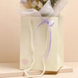 Close Up of Luxury Dried Flower Bouquet in a Gift Bag