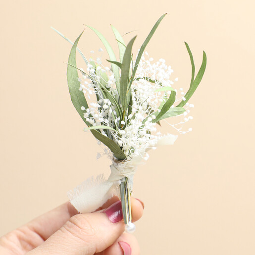 Set of 6 Mabel Dried Flower Buttonholes Set of 6 Mabel Dried Flower Buttonholes