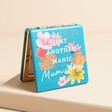 Manic Mum-Day Compact Mirror on a neutral background