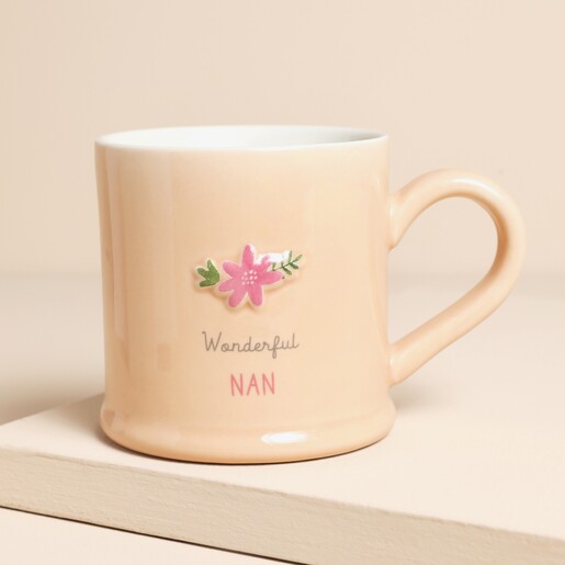 A beautiful ceramic mug for a special nan
