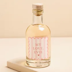 200ml Personalised Name My Love Pink Gin