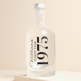 500ml Personalised Name and Year House Gin