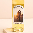 Close Up of 750ml Personalised Photo Sauvignon Blanc Wine