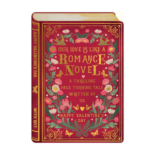 The Art File Romance Novel Valentine's Day Card