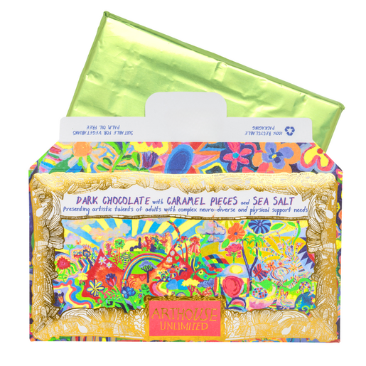 charity dark chocolate bar