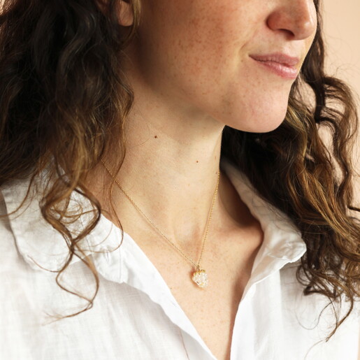 strawberry pendant necklace