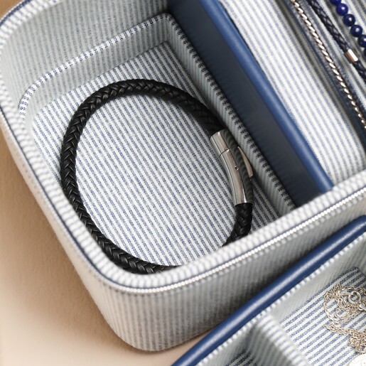 close up of larger compartment