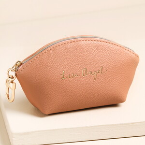 Vegan Leather Small Purse in Tan