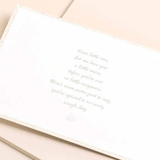 Motherhood Quote Inside Baby Journal