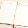 Inside Pages of Cookbook Journal with prompts on Pages