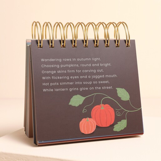 Autumn Poem in Poetry Flip Chart
