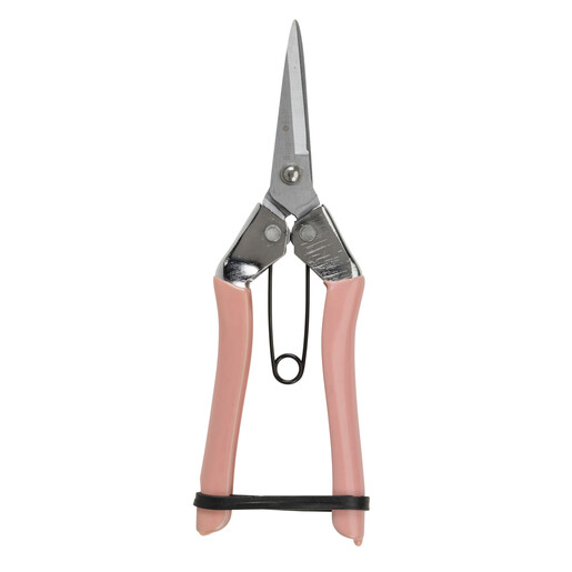 pink gardening snips