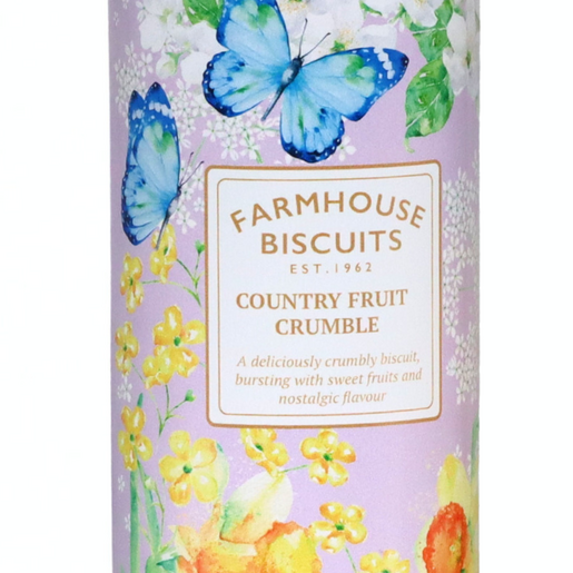 Close Up of the Label on Tube of Biscuits