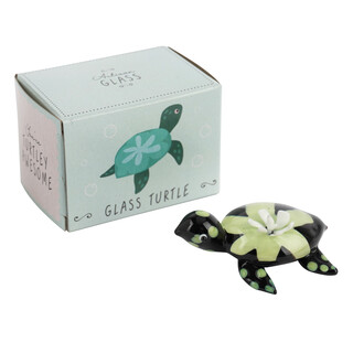 Artisan Glass Turtle Ornament