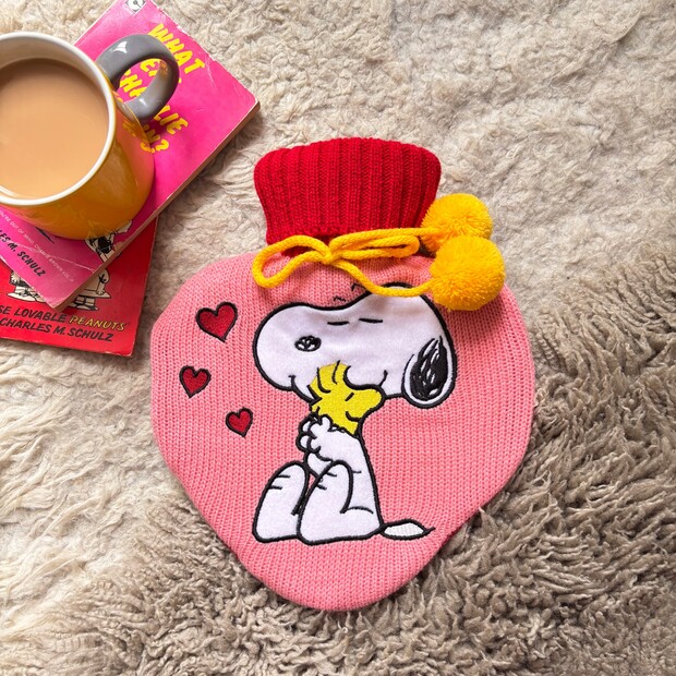 House of Disaster Peanuts 'Love' Hot Water Bottle