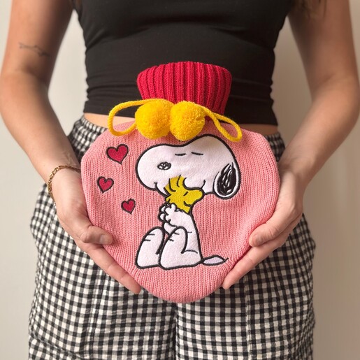 House of Disaster Peanuts 'Love' Hot Water Bottle