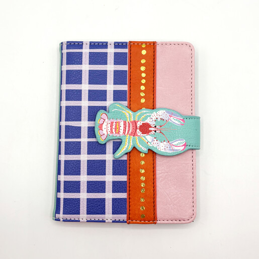 front of lobster passport holder