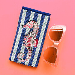 House of Disaster Tide Seahorse Sunglasses Case