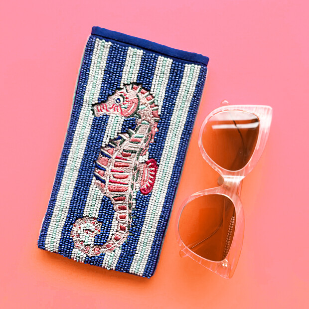 House of Disaster Tide Seahorse Sunglasses Case