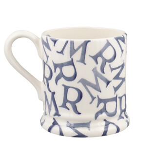 Emma Bridgewater Blue Mr 1/2 Pint Mug 
