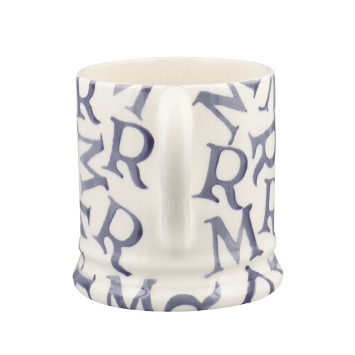 blue and white Mr design ceramic mug
