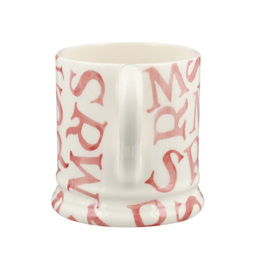 handle of ceramic Mrs mug