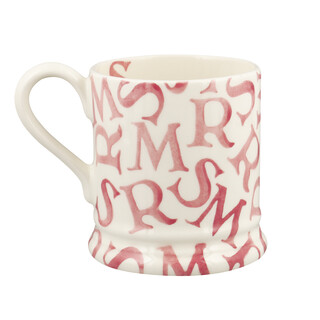 Emma Bridgewater Pink Mrs 1/2 Pint Mug