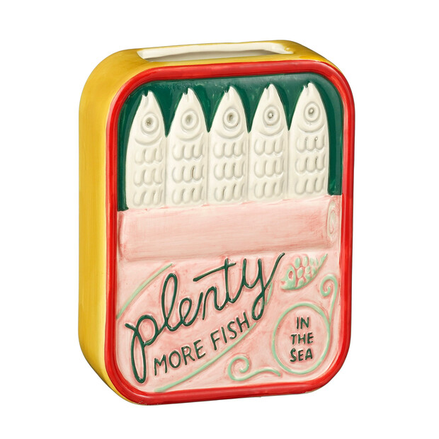 Edelman Pink Sardines Tin Vase