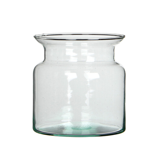 handmade and recycled glass vase