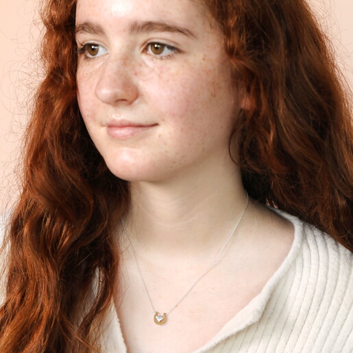 Estella Bartlett Heart and Horseshoe Pendant Necklace