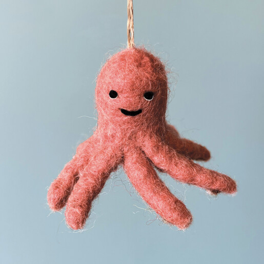 felt hanging decoration from East of India