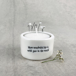 East of India How Wonderful is Life Tealight Holder