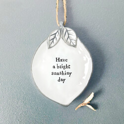 East of India Lemon Hanging Decoration