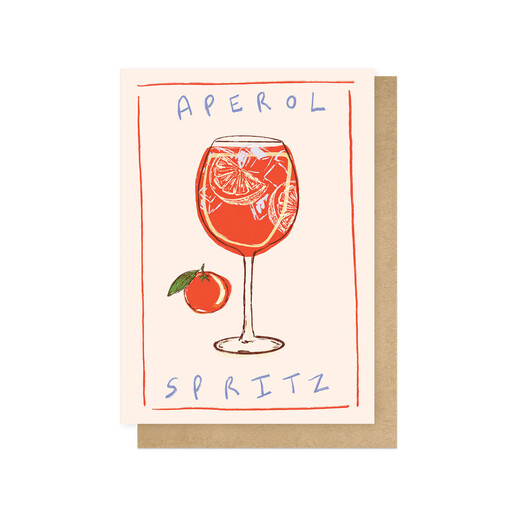 aperol spritz greeting card