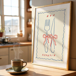East End Prints Bon Appetit A3 Print