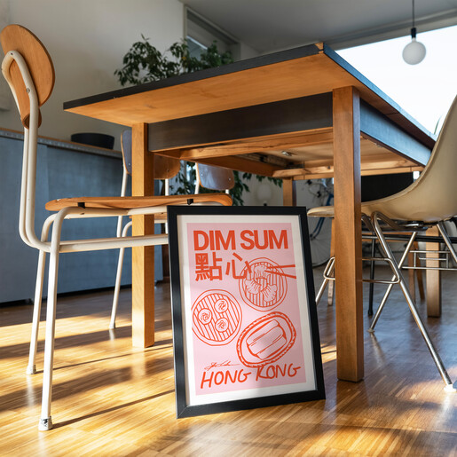 East End Prints Dim Sum Hong Kong A3 Print