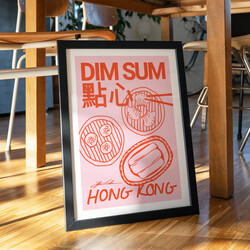 East End Prints Dim Sum Hong Kong A3 Print