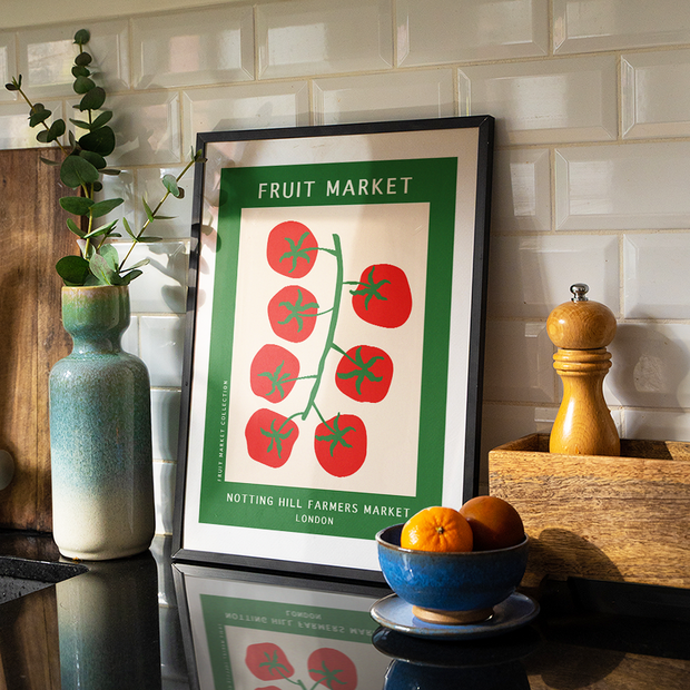 East End Prints Notting Hill Fruit Market A3 Print
