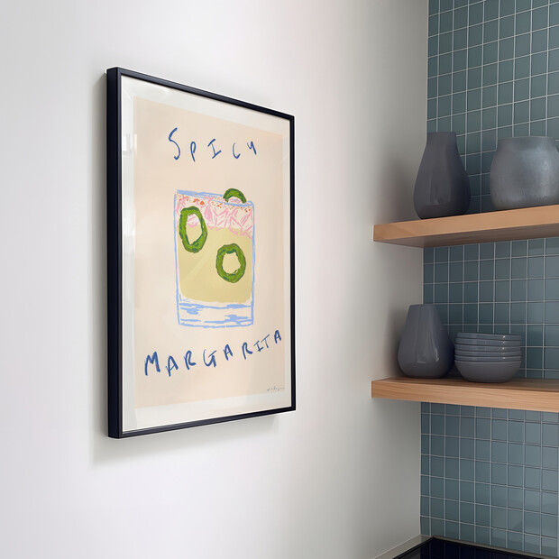 East End Prints Spicy Margarita A3 Print