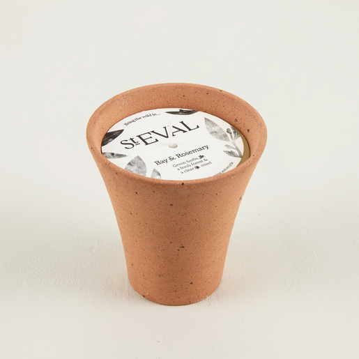 ceramic pot candle