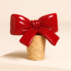 Bow Cork Bottle Stopper