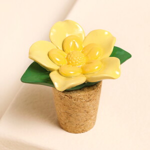 Flower Cork Bottle Stopper