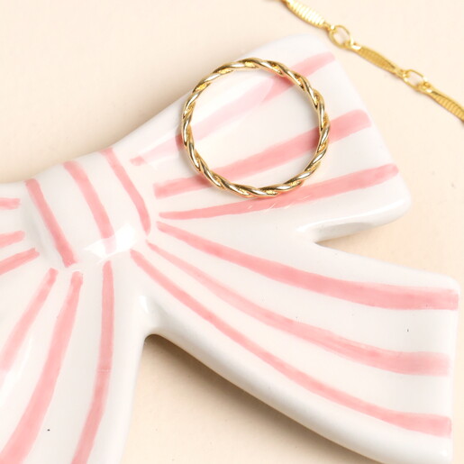 pink and white stripe design