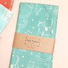 microfibre tea towel in turquoise