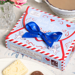 The Chocolate Gift Company Chocolate Tea and Biscuits Box