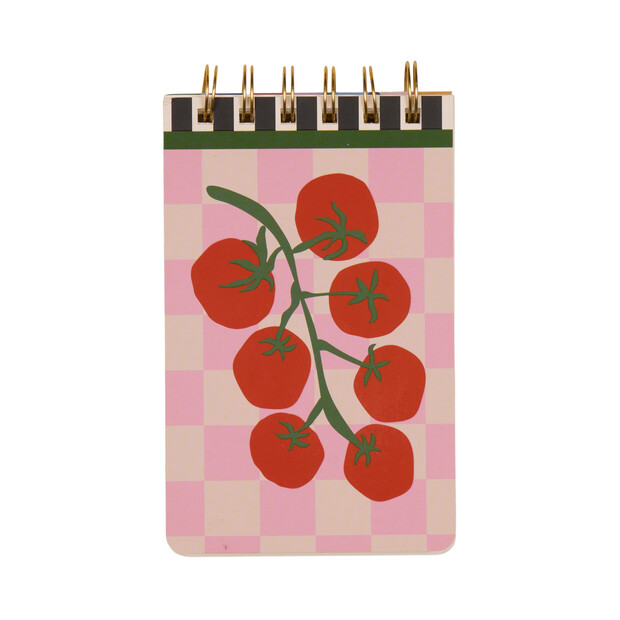 Designworks Red Heirloom Tomato Wire Notepad
