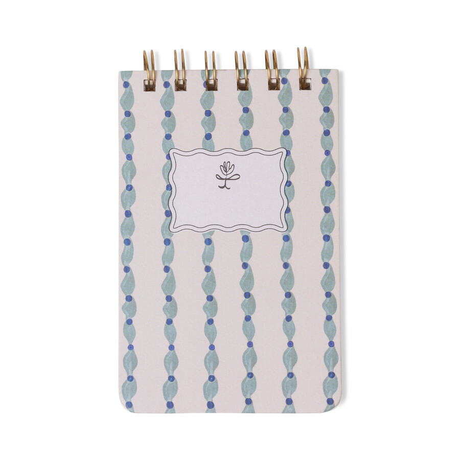 Blue Wave Wire Notepad | Designworks | Lisa Angel