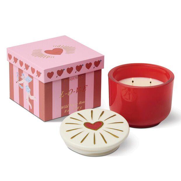 Paddywax Charmed Glass Candle Wild Fig & Rose