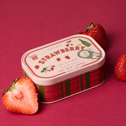 Paddywax Bistro Strawberry Tin Candle